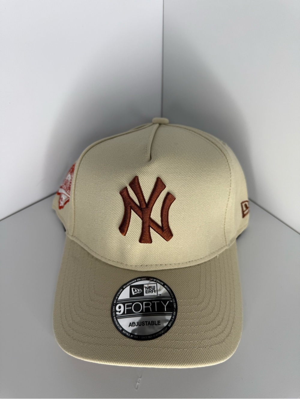 New Era Beige and Brown New York Yankees 9FORTY Cap